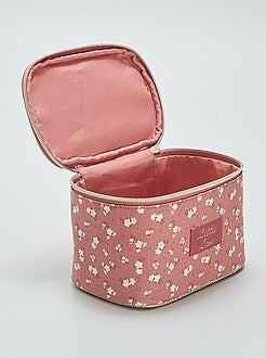 Beauty case con stampa floreale - ROSA - Kiabi - 6.00€