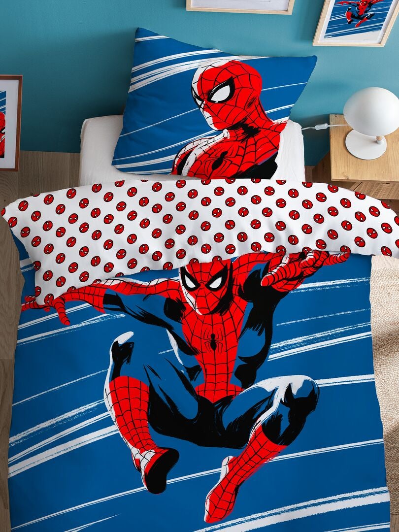 Completo letto - 'Spider Man' - 1 piazza - BLU - Kiabi - 38.00€
