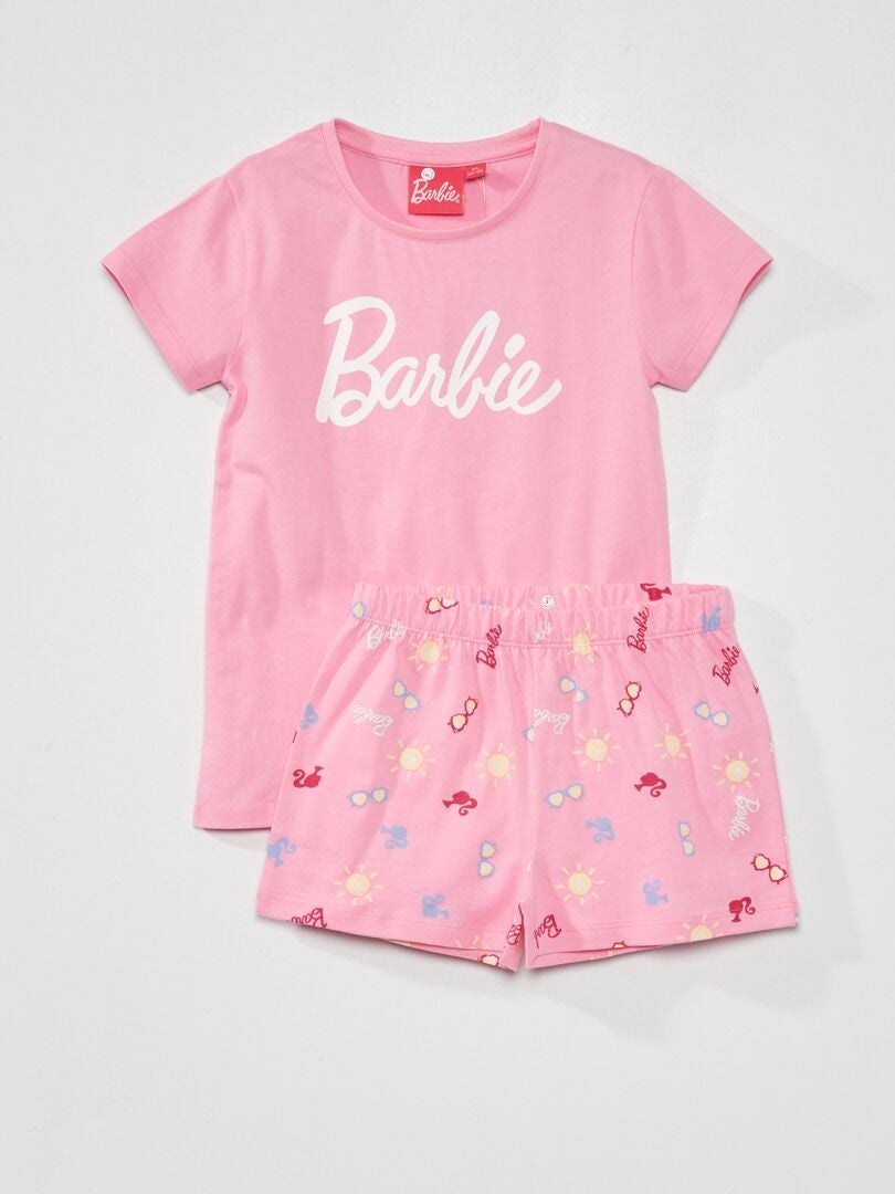 Completo pigiama 'Barbie' - 2 pezzi - ROSA - Kiabi - 8.00€