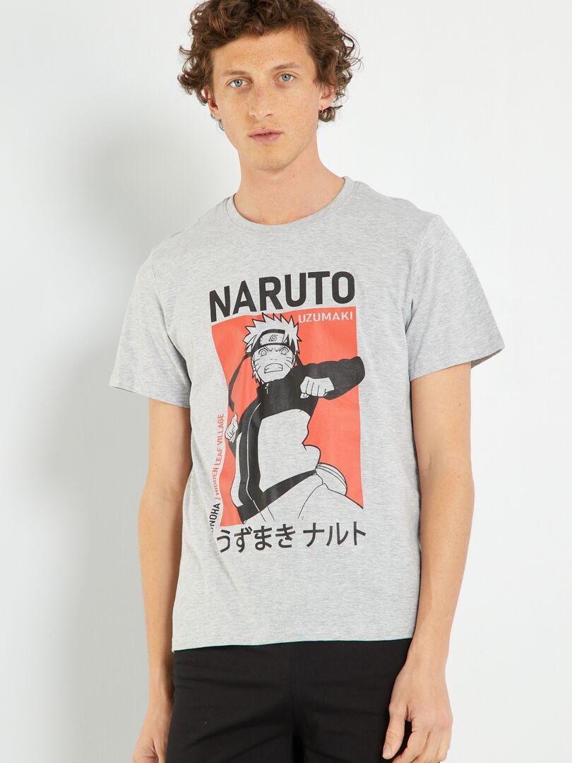 Costume da bagno con stampa - Nero/Naruto - BAMBINO