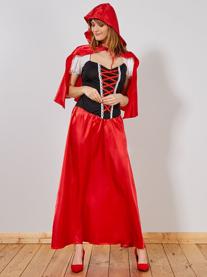 Costume Cappuccetto Rosso donna - rosso - Kiabi - 23.00€