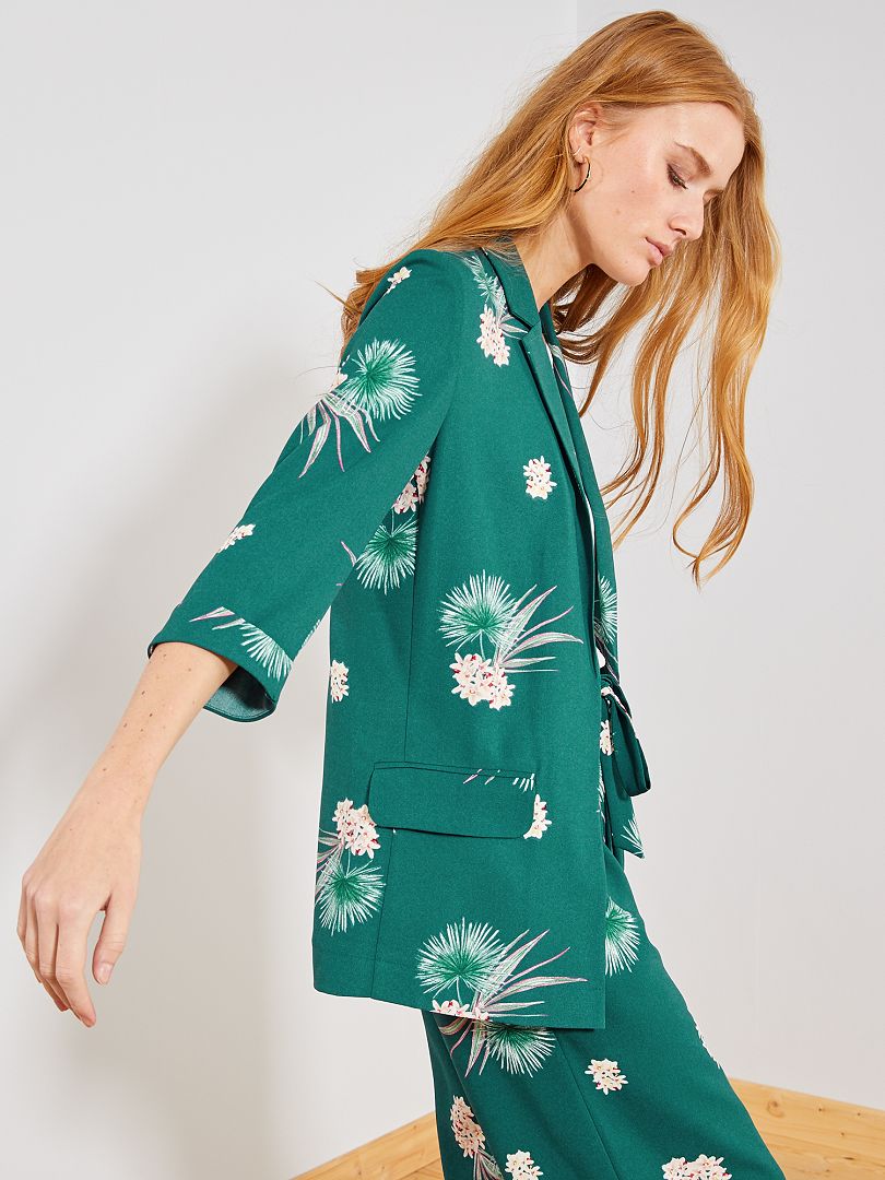 Verde M sconto 52% MODA DONNA Camicie & T-shirt Kimono Ricamato Zara Kimono 
