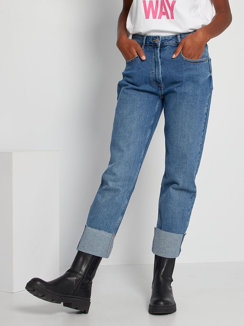 Jeans Dritti Tail Con Impunture Al Contrario Luisaviaroma Donna Abbigliamento Pantaloni e jeans Jeans Jeans straight 