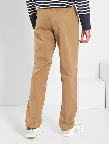 Farfetch Abbigliamento Pantaloni e jeans Pantaloni Pantaloni chinos Marrone Pantaloni con ricamo 