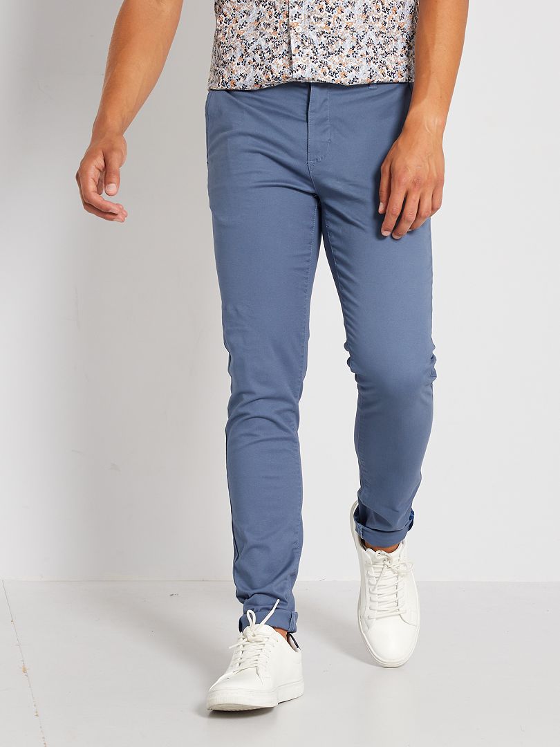 PantaloneAG Jeans in Cotone da Uomo colore Blu eleganti e chino da Pantaloni casual Uomo Pantaloni casual eleganti e chino AG Jeans 