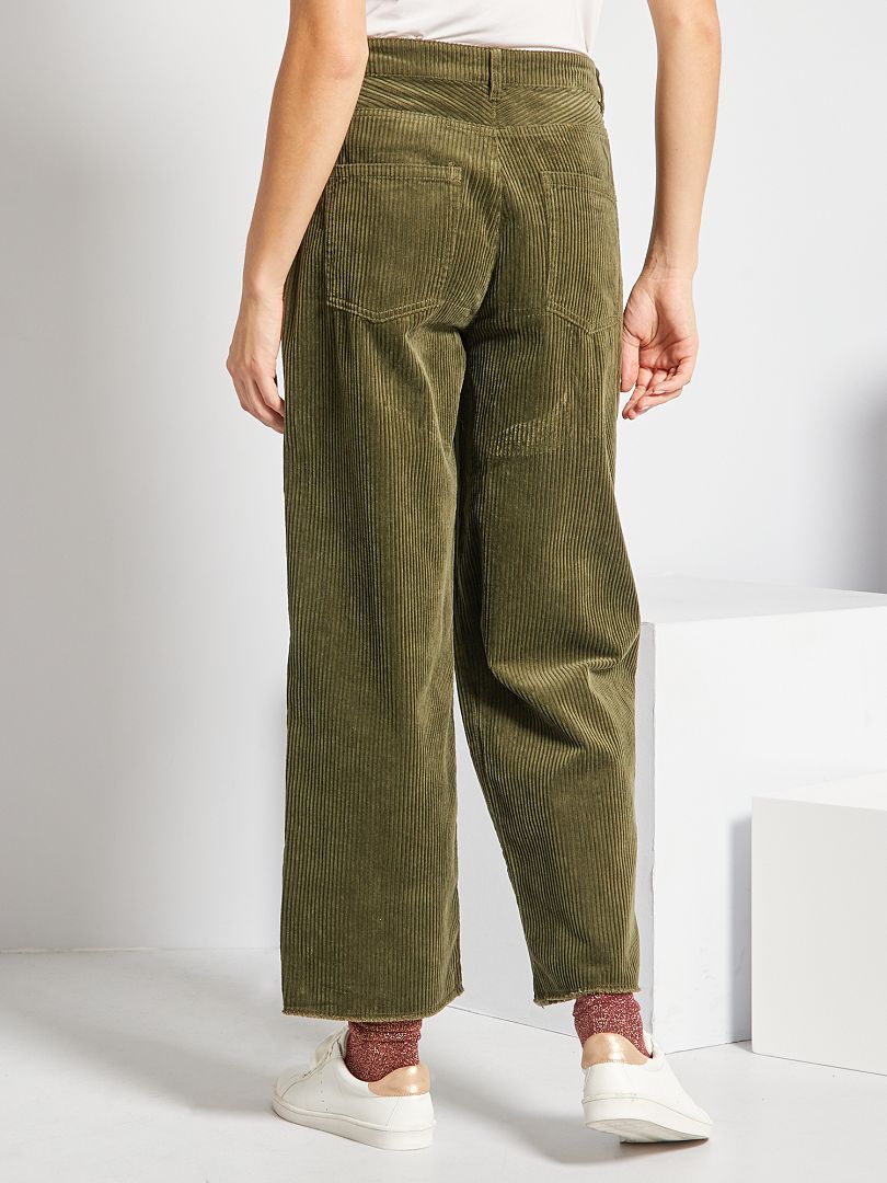 Zara Donna Abbigliamento Pantaloni e jeans Pantaloni Pantaloni in velluto Pantaloni baggy in velluto a costine 