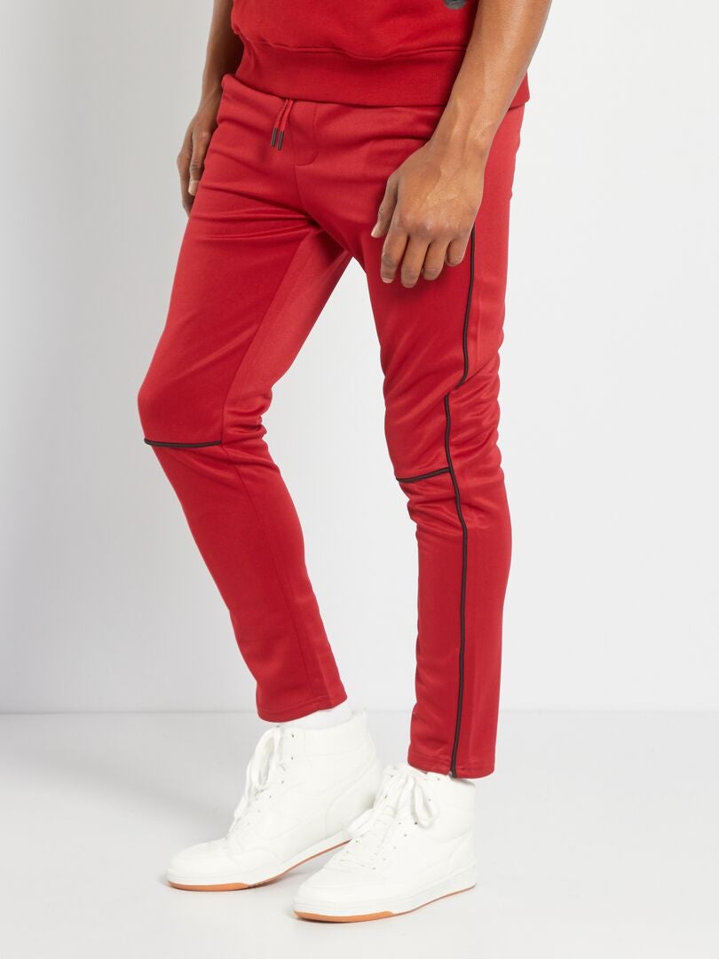 Farfetch Abbigliamento Pantaloni e jeans Pantaloni Joggers Rosso Joggers con stampa 