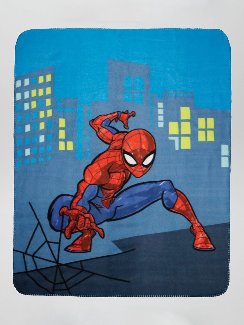 Plaid 'Spider-Man' 'Marvel' - blu - Kiabi - 12.00€