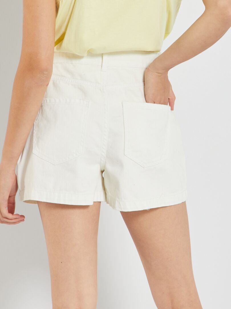 Donna Abbigliamento da Shorts da Shorts in denim e di jeans Shorts Amelie al ginocchioJejia in Cotone di colore Bianco 