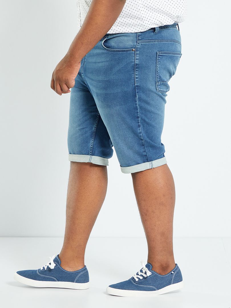 Jack & Jones Pantaloncini jeans Grigio L MODA UOMO Jeans Consumato sconto 52% 