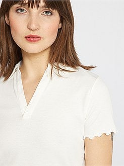 MODA BAMBINI Camicie & T-shirt Stampato Kiabi Polo Blu/Bianco 8A sconto 86% 