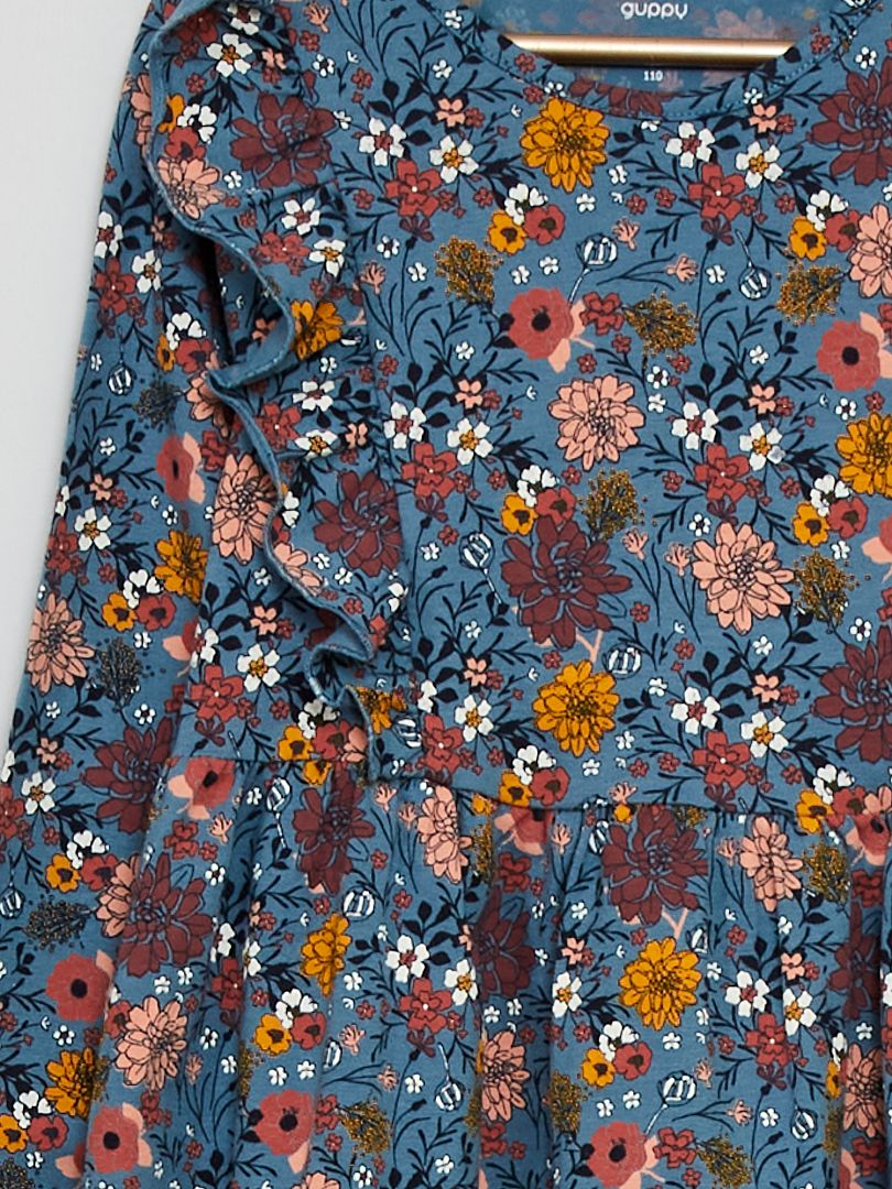 Blu Farfetch Bambina Abbigliamento Vestiti Vestiti a fiori Abito a fiori 
