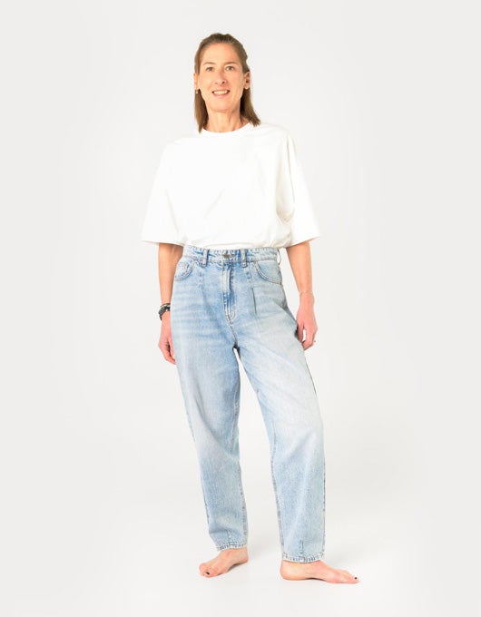 Jean barrel ou balloon femme