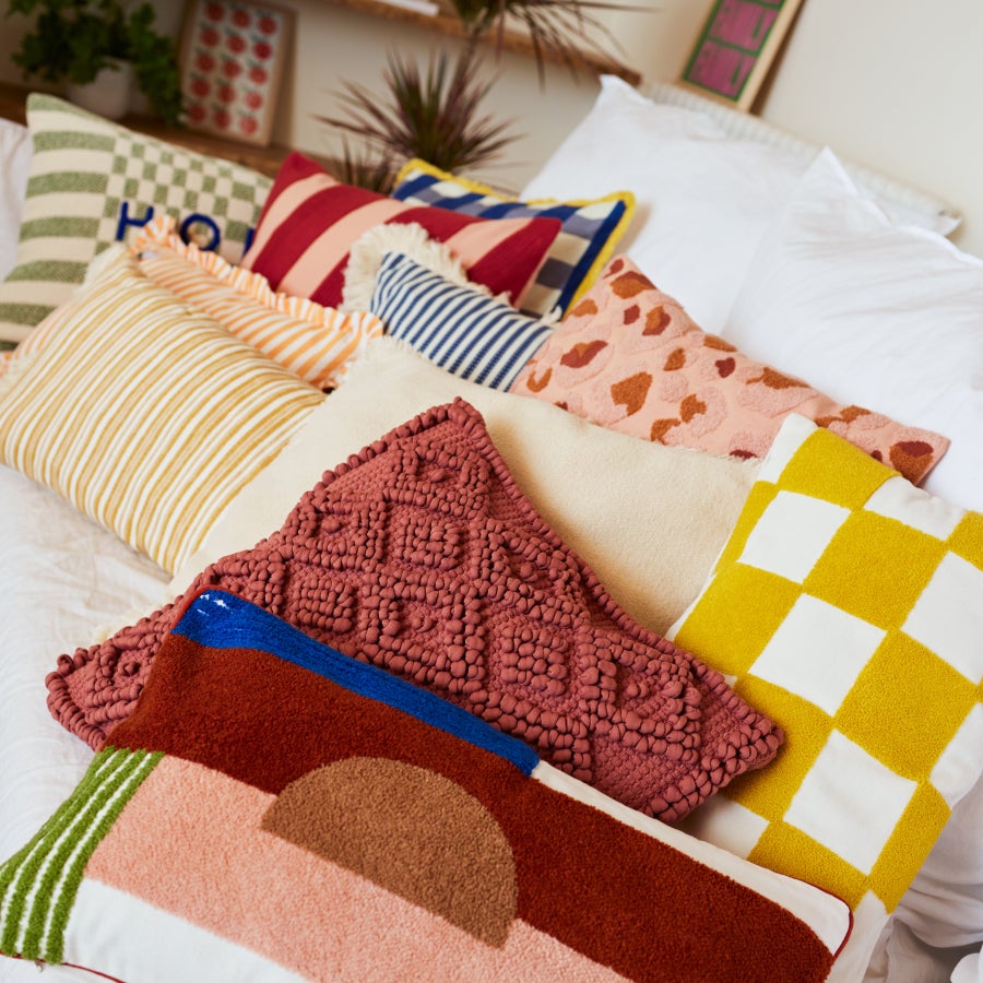 Plaid, cuscini
